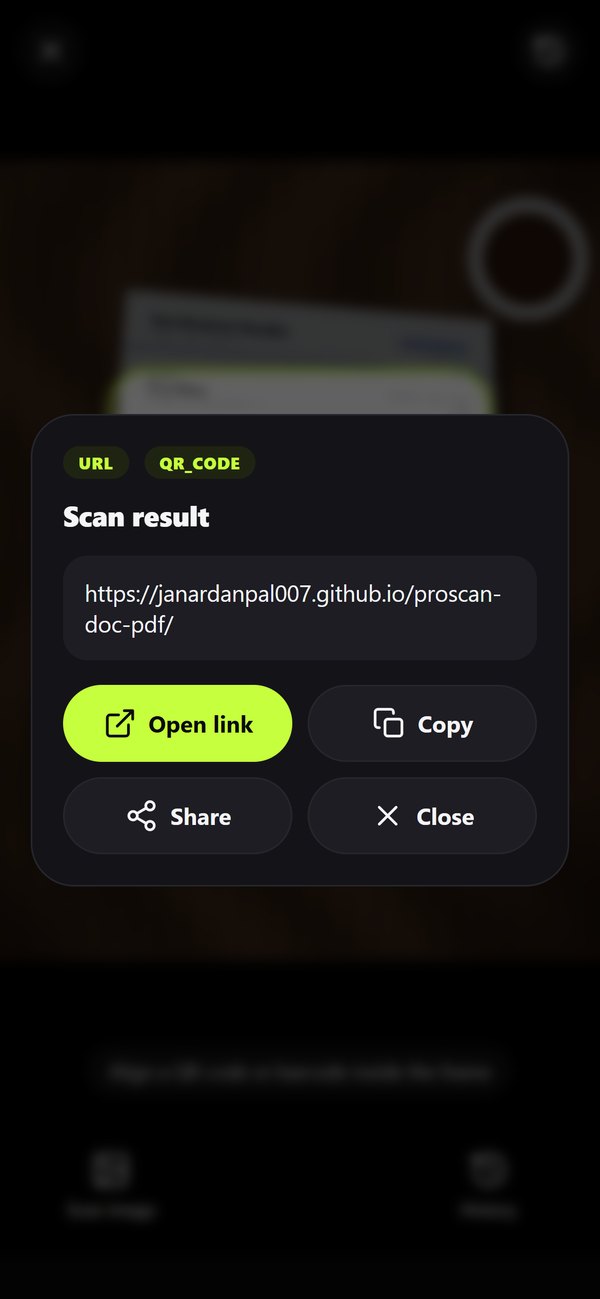 QR scanner
